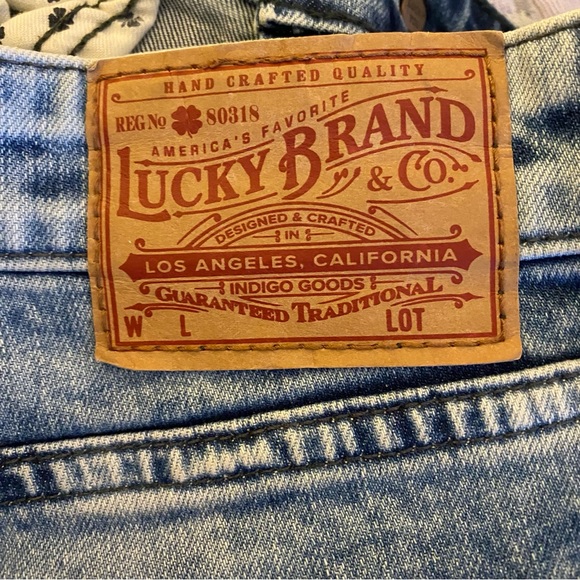 Lucky Brand Sienna Slim Embroidered BF Jeans - Picture 7 of 9